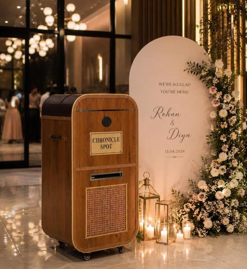 The Chronicle Spot photo booth, built by Oldroll